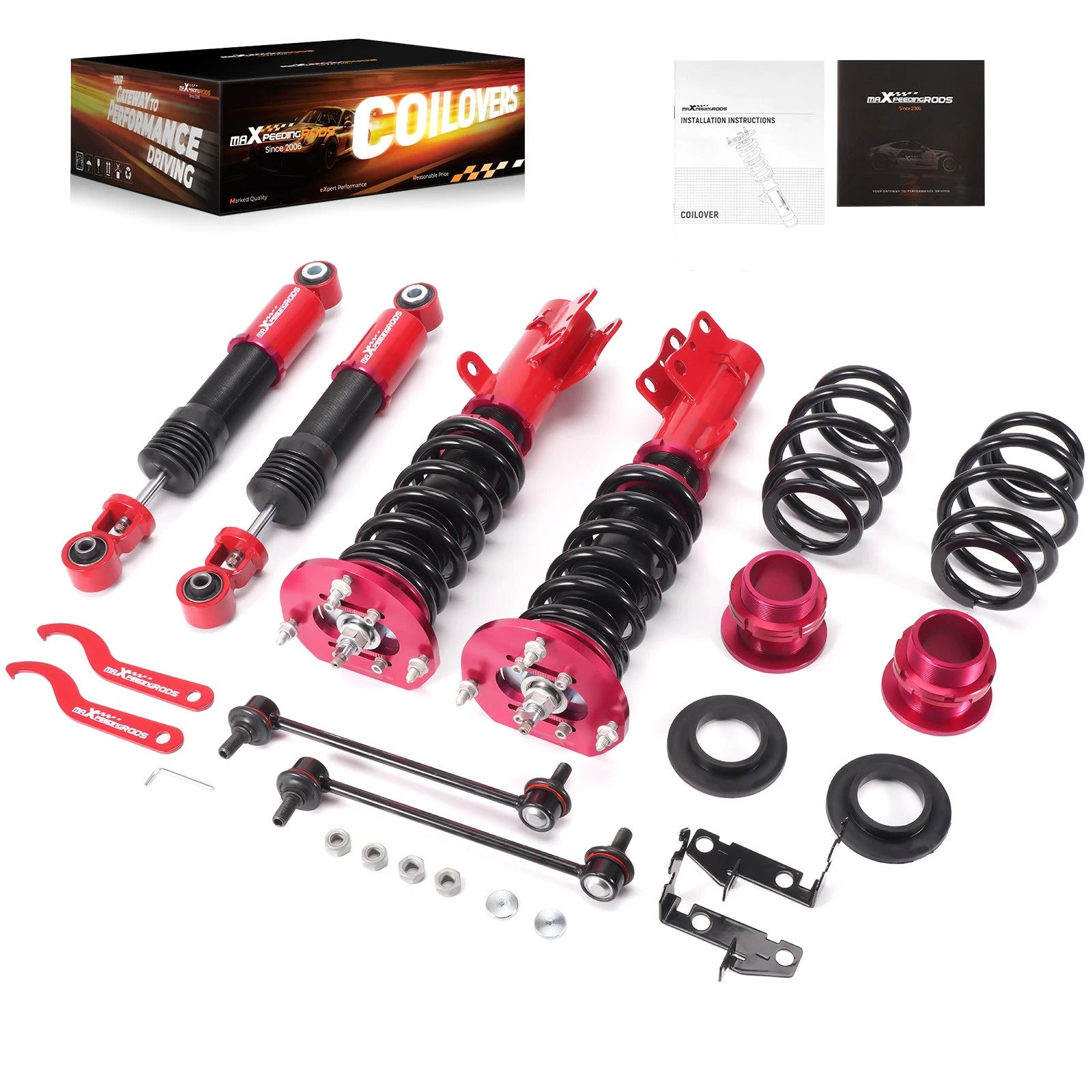 Racing Coilovers Suspension Kit for Chevy Cobalt (2005–2010)