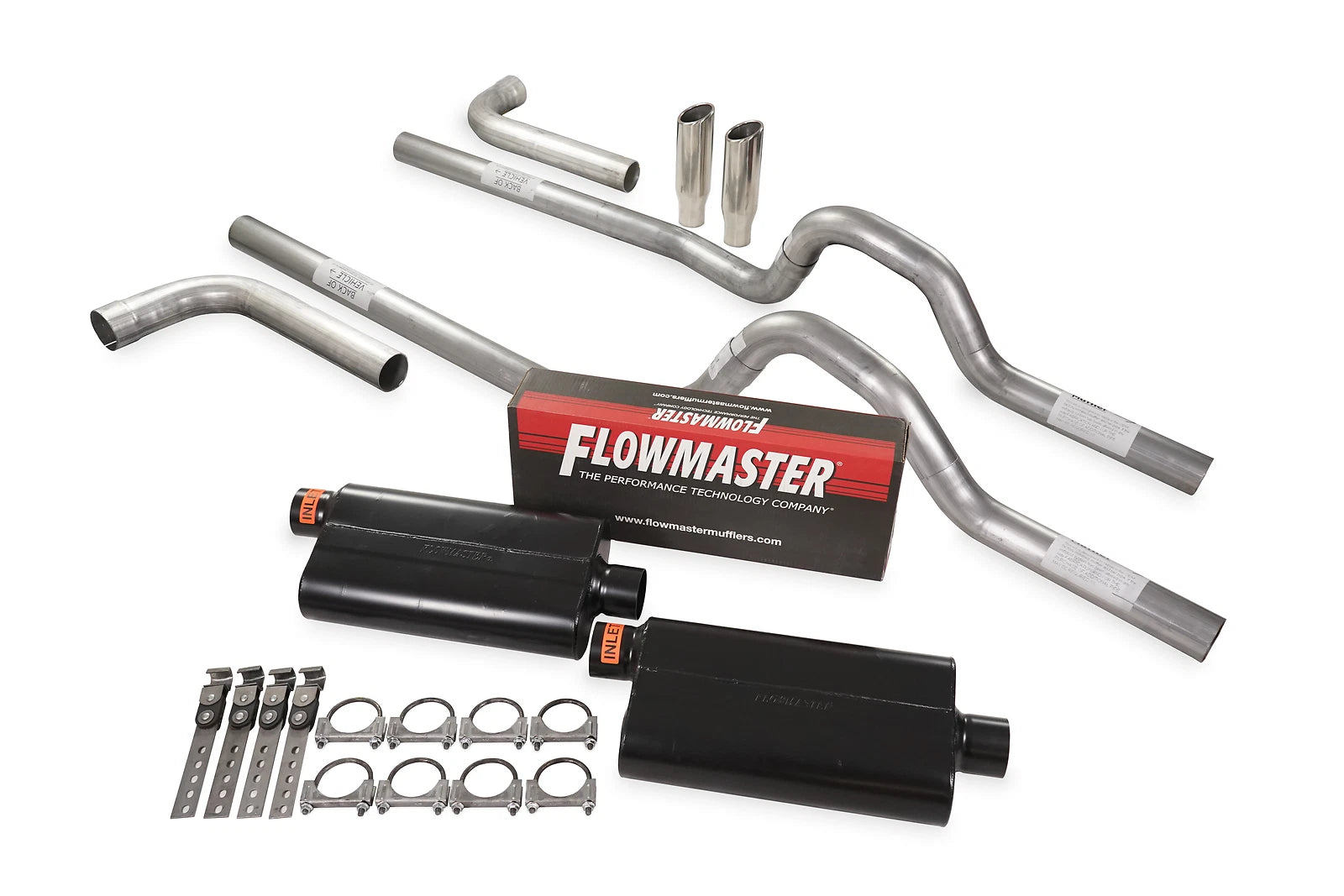 Dual Exhaust Kit for 1962–1966 Ford F-Series (2.5" Side Exit)