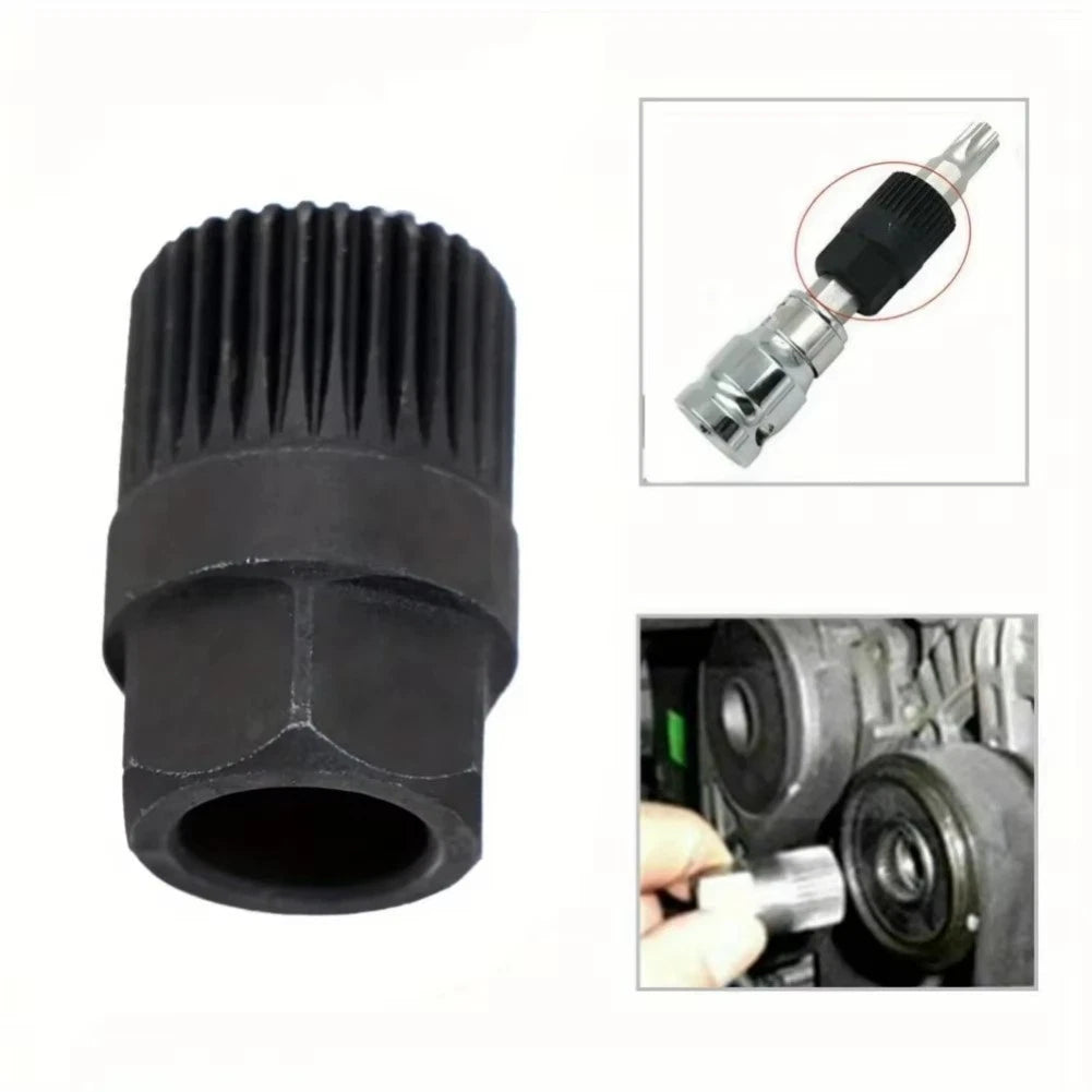 33 Teeth Pulley Removal Tool for Alternator (Hexagon, 1/2 Inch Drive)