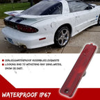 Red Lens Rear Bumper Side Marker Lights for Pontiac Firebird Trans AM (1993–2002)