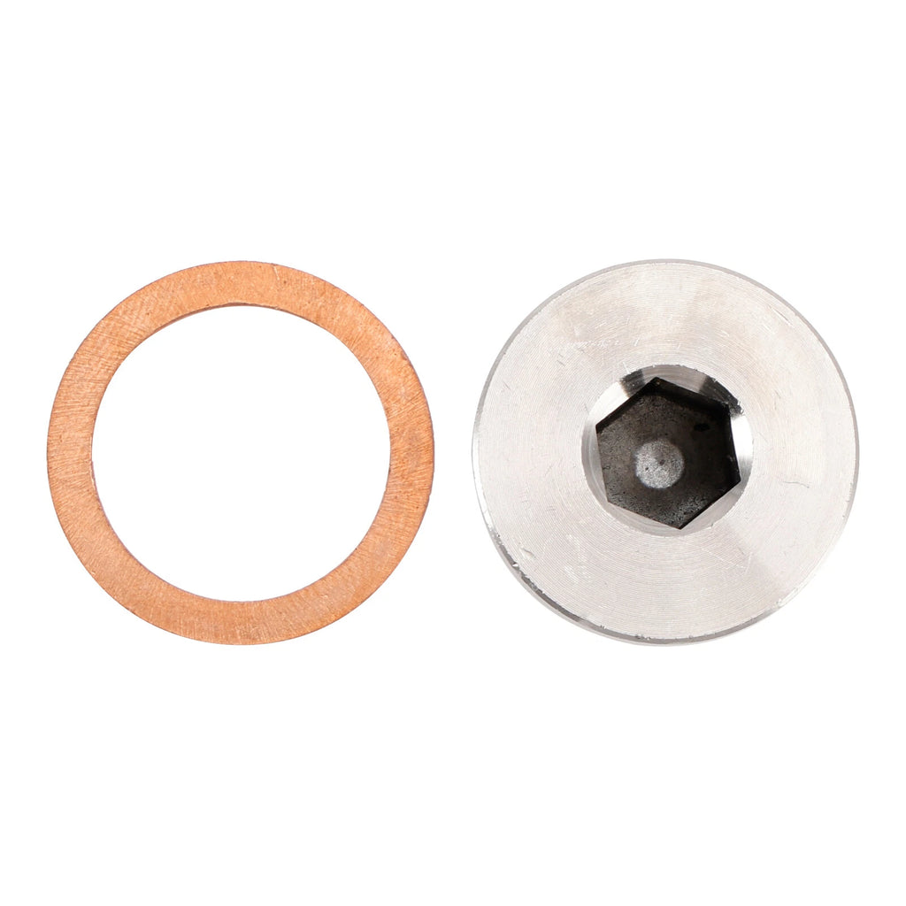 5X M18 x 1.5 Sensor Plug Cap with Copper Washer for Universal Fit Motorcycle