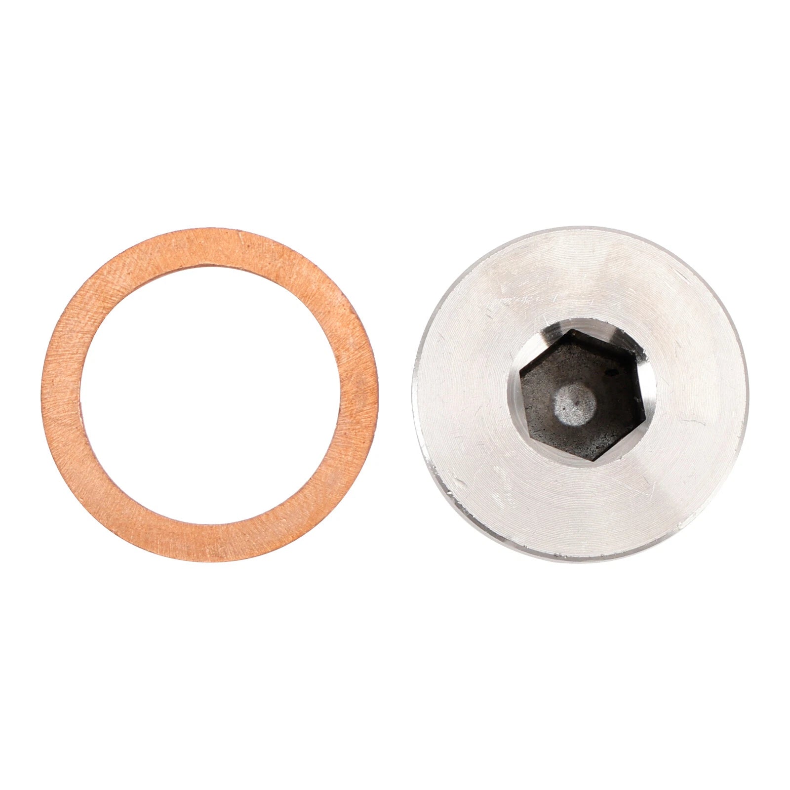 5X M18 x 1.5 Sensor Plug Cap with Copper Washer for Universal Fit Motorcycle