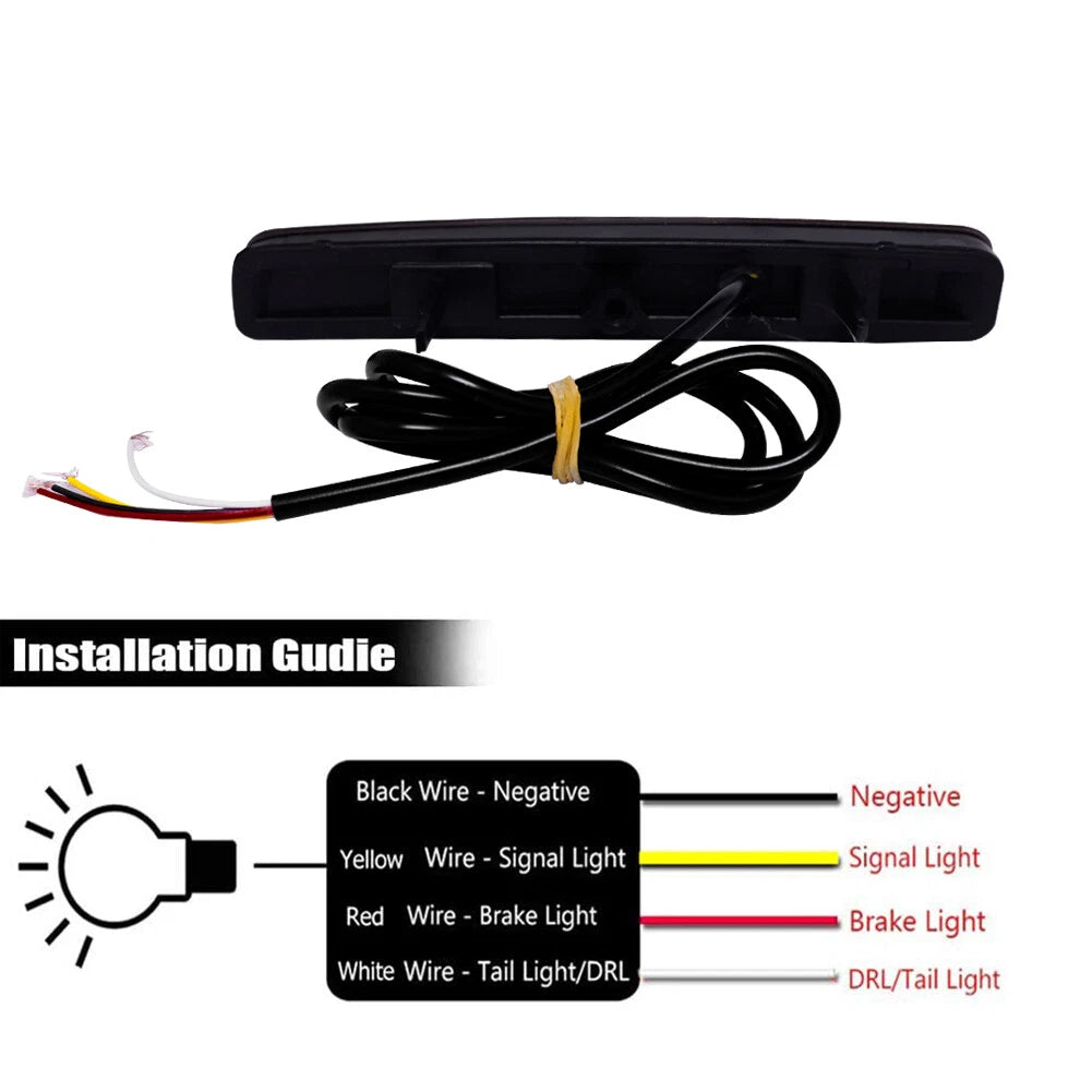 Smoke LED Rear Foglight with Sequential Signal for Toyota Prius V (2012–2017)