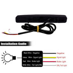 Smoke LED Rear Foglight with Sequential Signal for Toyota Prius V (2012–2017)