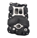 Satin Aluminum Intake Manifold for Small Block Chevy SBC 305 327 350 400 (1957–1986)
