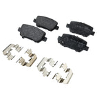 Set of 4 NAO Brake Pads for Acura RL (2005–2012)