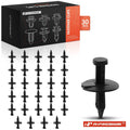 30x Nylon Black Splash Shield Clips for Ford 