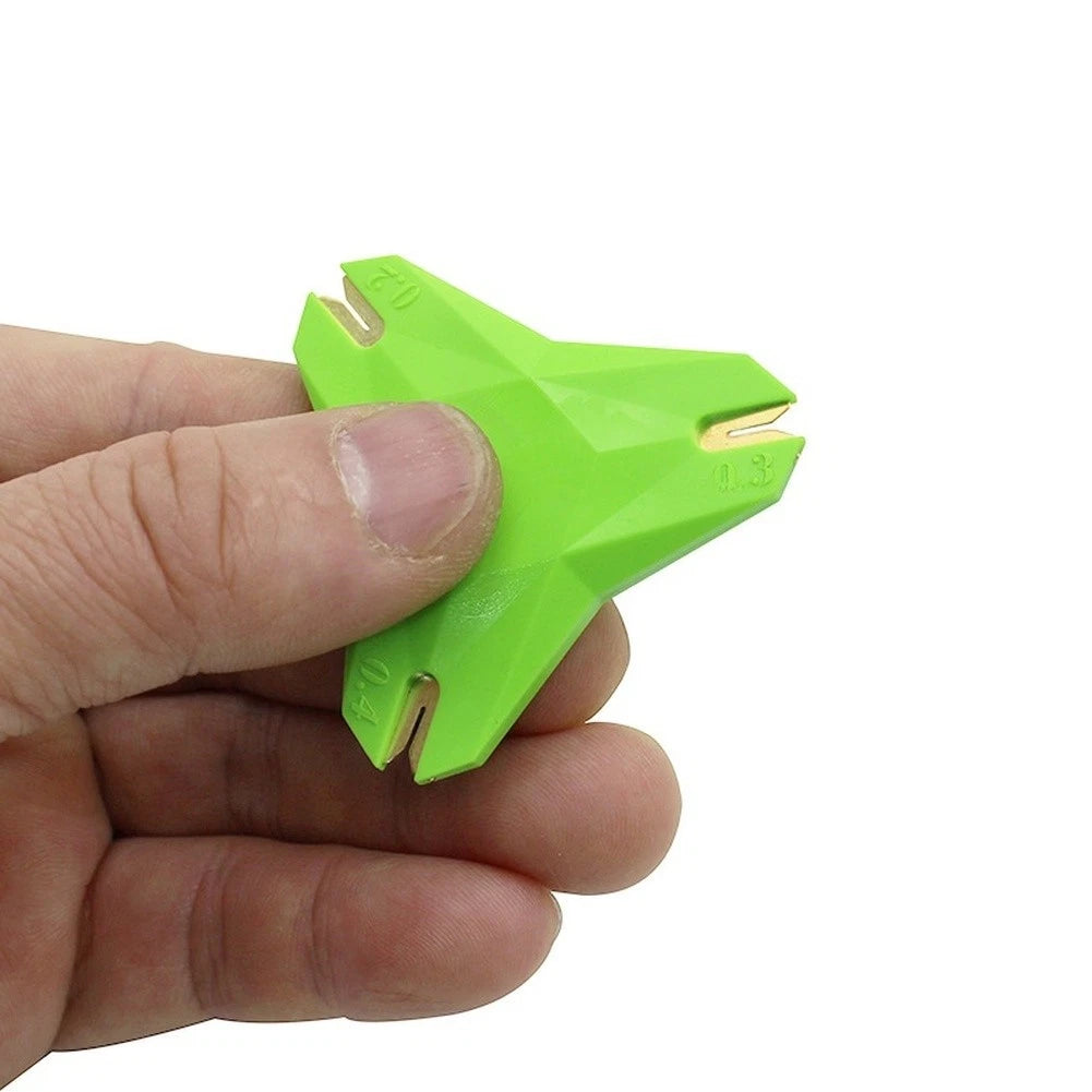 Fishing Line Stripper for Coated Braids (0.2, 0.3, 0.4mm) - 3 Precision Grooves