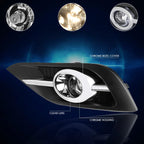 Chrome Amber LED Projector Headlight for Honda Accord Sedan (2016–2017)