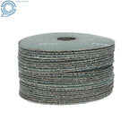 Set of 50 Zirconia Resin Fiber Grinding Discs 4.5" 36 Grit