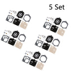 Set of 5 Carburetor Repair Parts for Husqvarna 3120XP 272 268 MS660 Walbro K12-WG