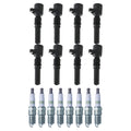 Set of 8 Ignition Coils & NGK G-Power Spark Plugs for Corvette Tahoe F-150 V8