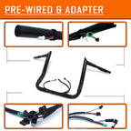 16" Prewired 32mm Handlebar for Harley Street Glide/Electra Glide (2014–2015)