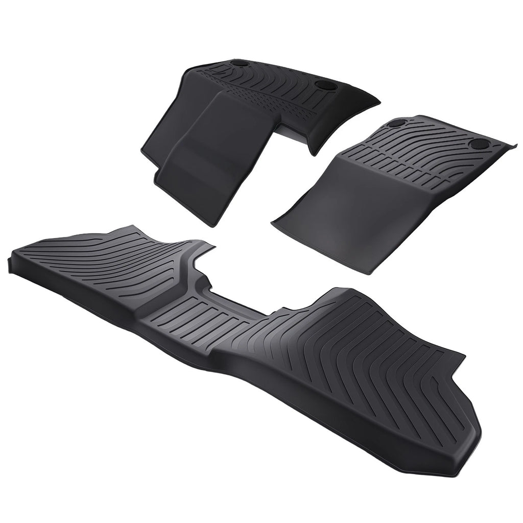TPE Black Floor Mats for BMW X5 (2014–2018) Waterproof Car Carpet