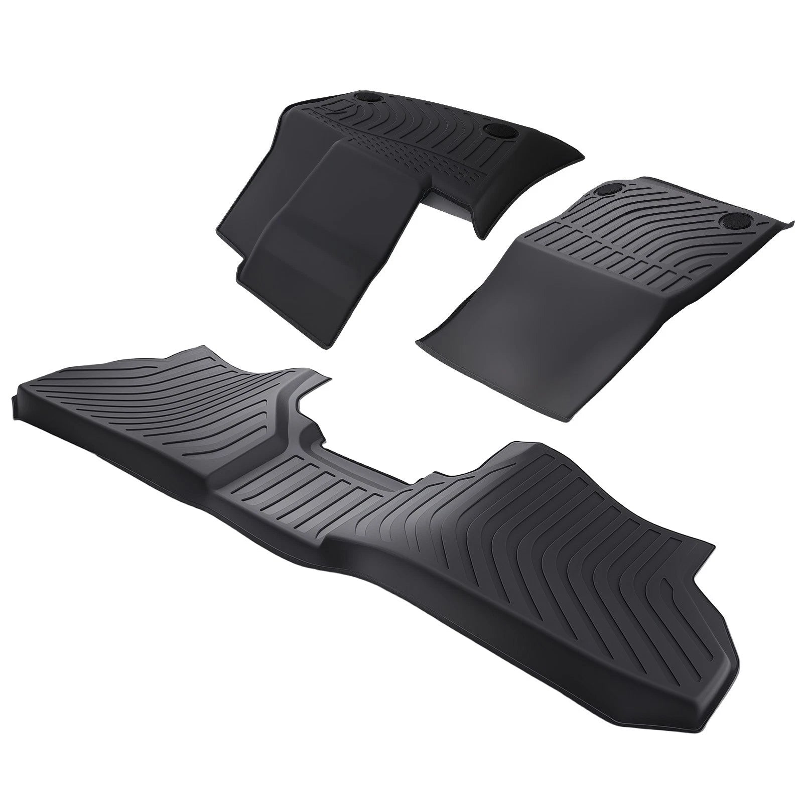 TPE Black Floor Mats for BMW X5 (2014–2018) Waterproof Car Carpet