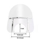 Clear Windshield with Bracket for Harley Touring Road King (1994–2025)