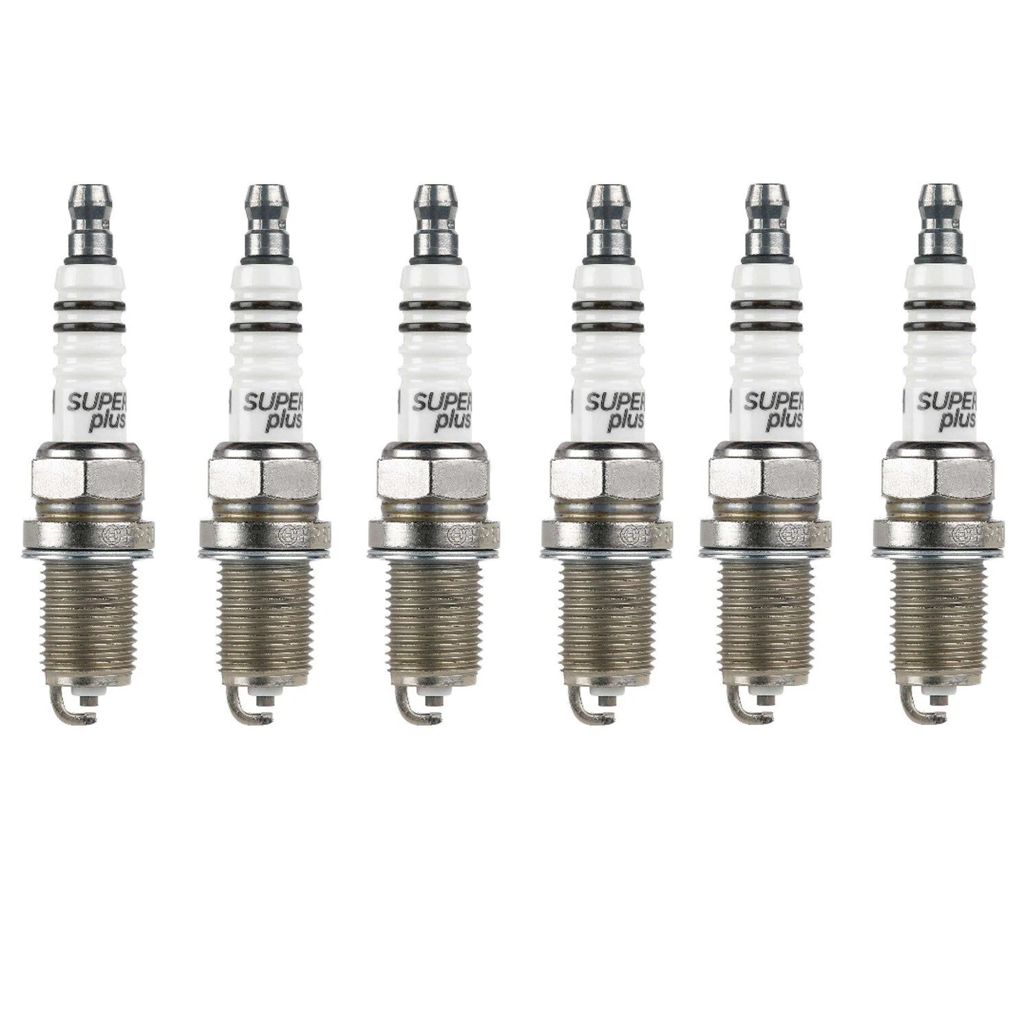Set of 6 Spark Plugs Bosch FR8DCX for Honda Jaguar Toyota Subaru