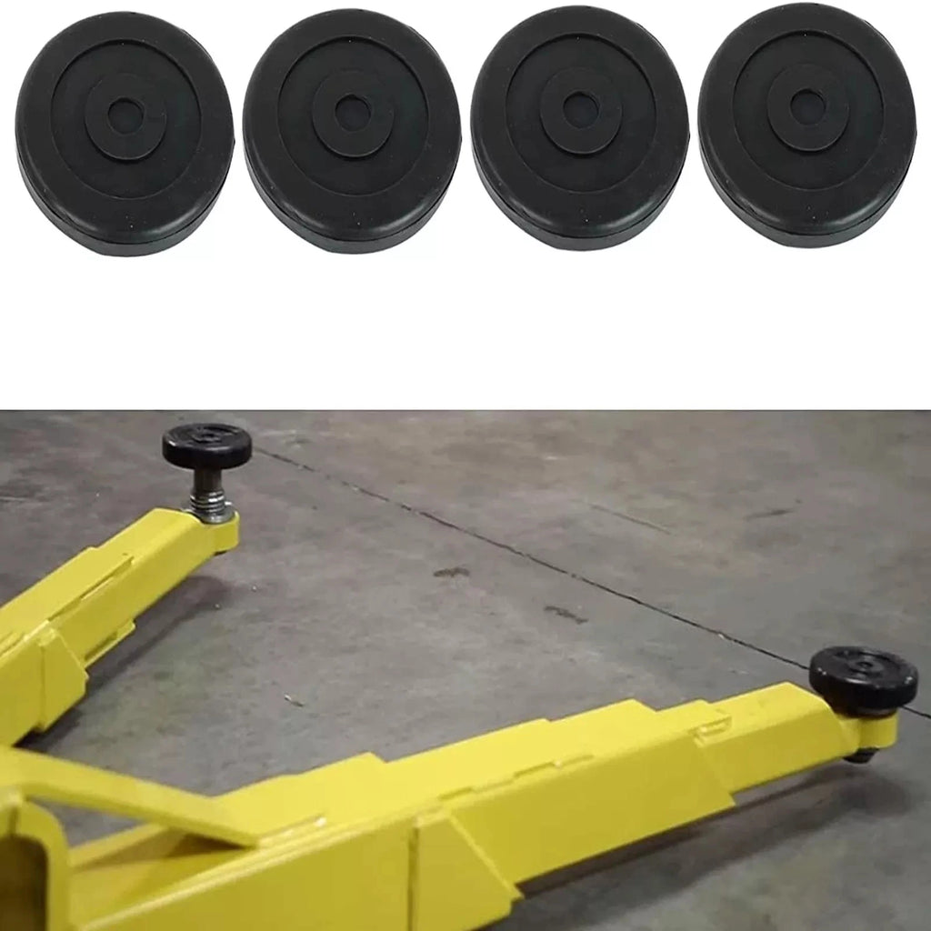Set of 4 Round Rubber Arm Pads for Bendpak Lift (Fits Various Models)