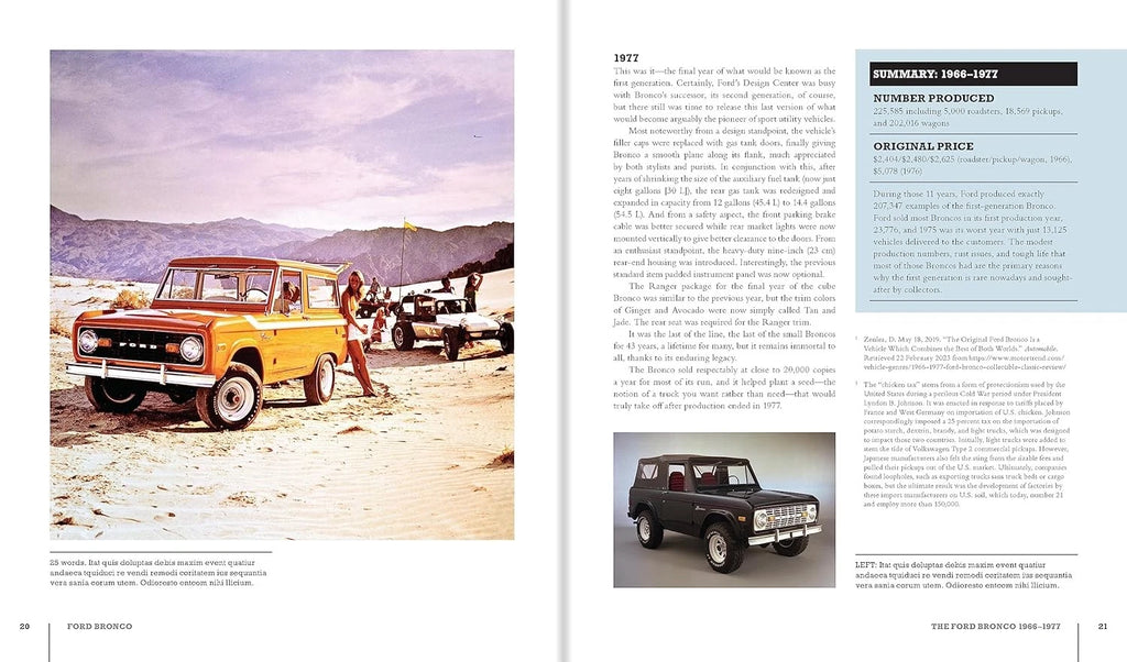 Ford Bronco Book: Complete History 1966-1996 & 2017 Revival