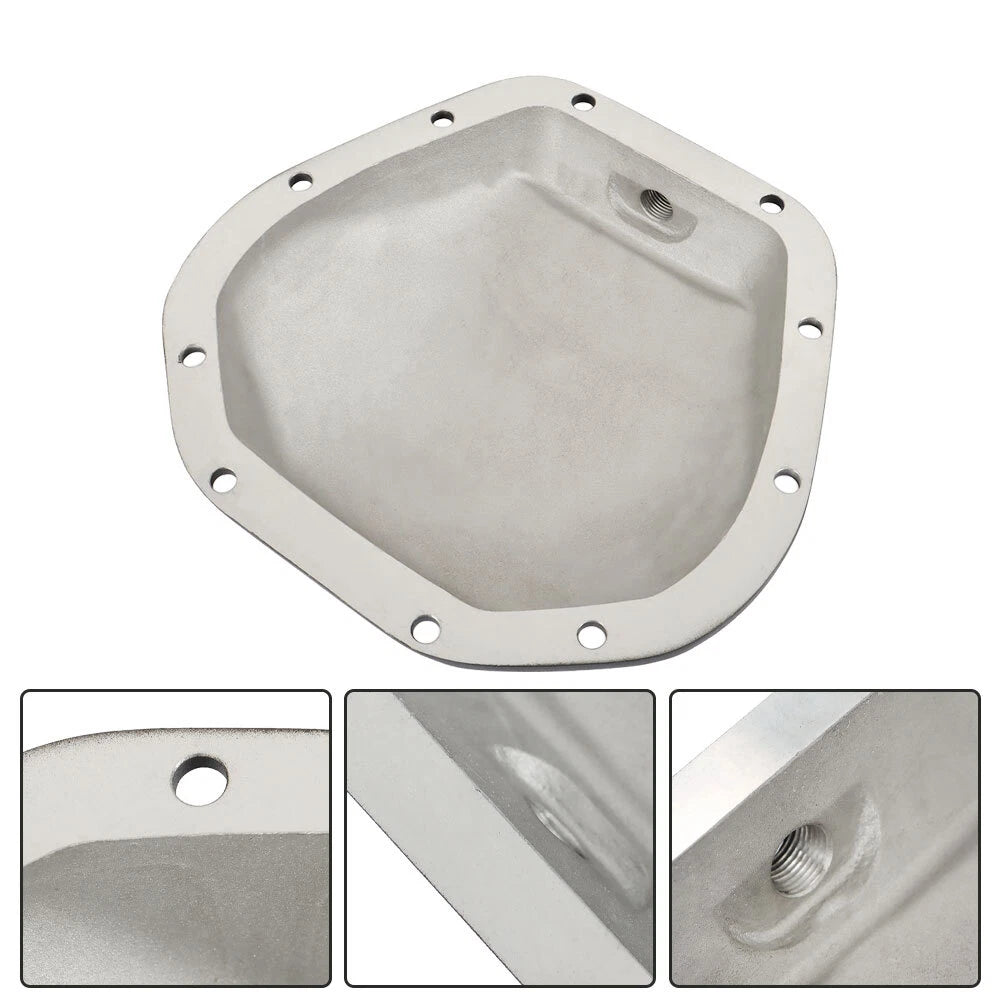 Rear Black Aluminum Differential Cover for Chevrolet