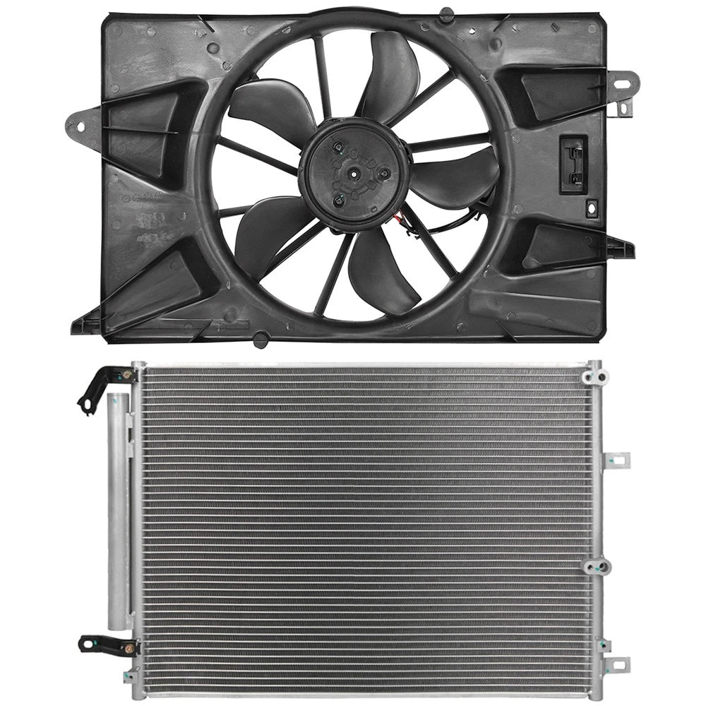 Electric AC Condenser Cooling Fan Kit for Jeep Cherokee (2014–2018)