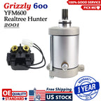 Starter for Yamaha Grizzly 600 YFM600 (2001) with Relay