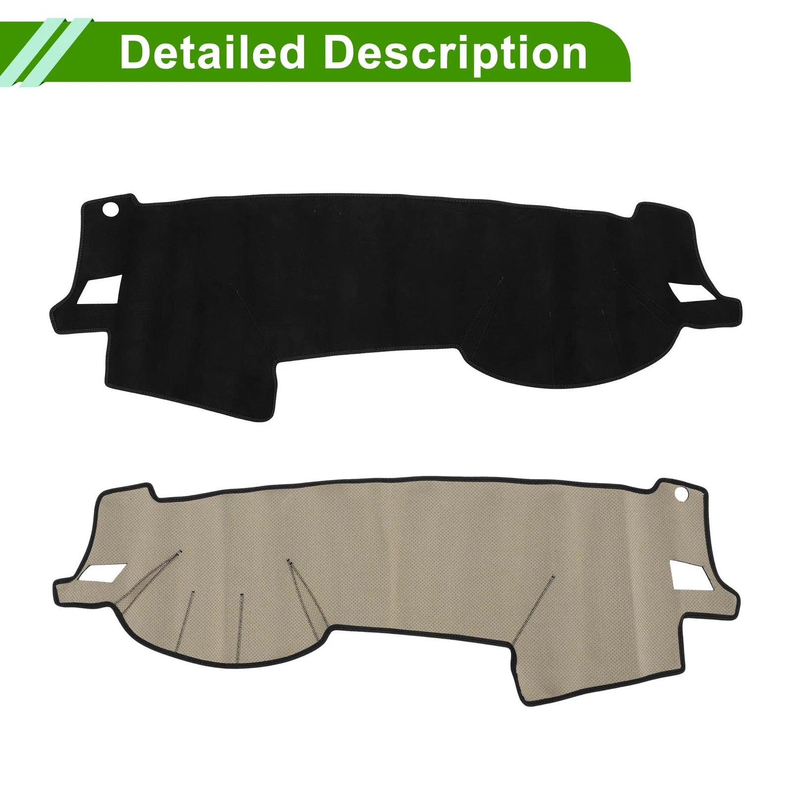 Dashboard Cover Mat for Subaru Outback (2005–2009) Sun Protector Black