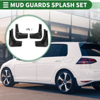 Set of 2 Mud Flap Splash Guards for Volkswagen GTI (2015–2017)