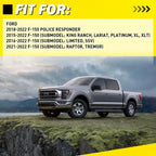 Rear Driver Side Chrome Exterior Door Handle for Ford F-150 (2015–2022)