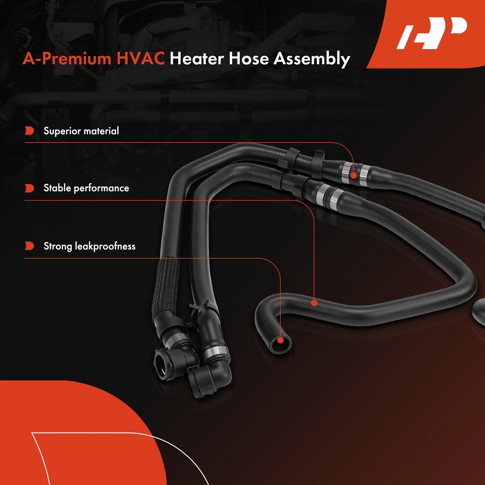Radiator and Engine Return Hose Kit for BMW X3 (2007-2010)