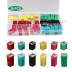 36pcs Car Fuse Assortment Kit for Universal Use (Fire Resistant)