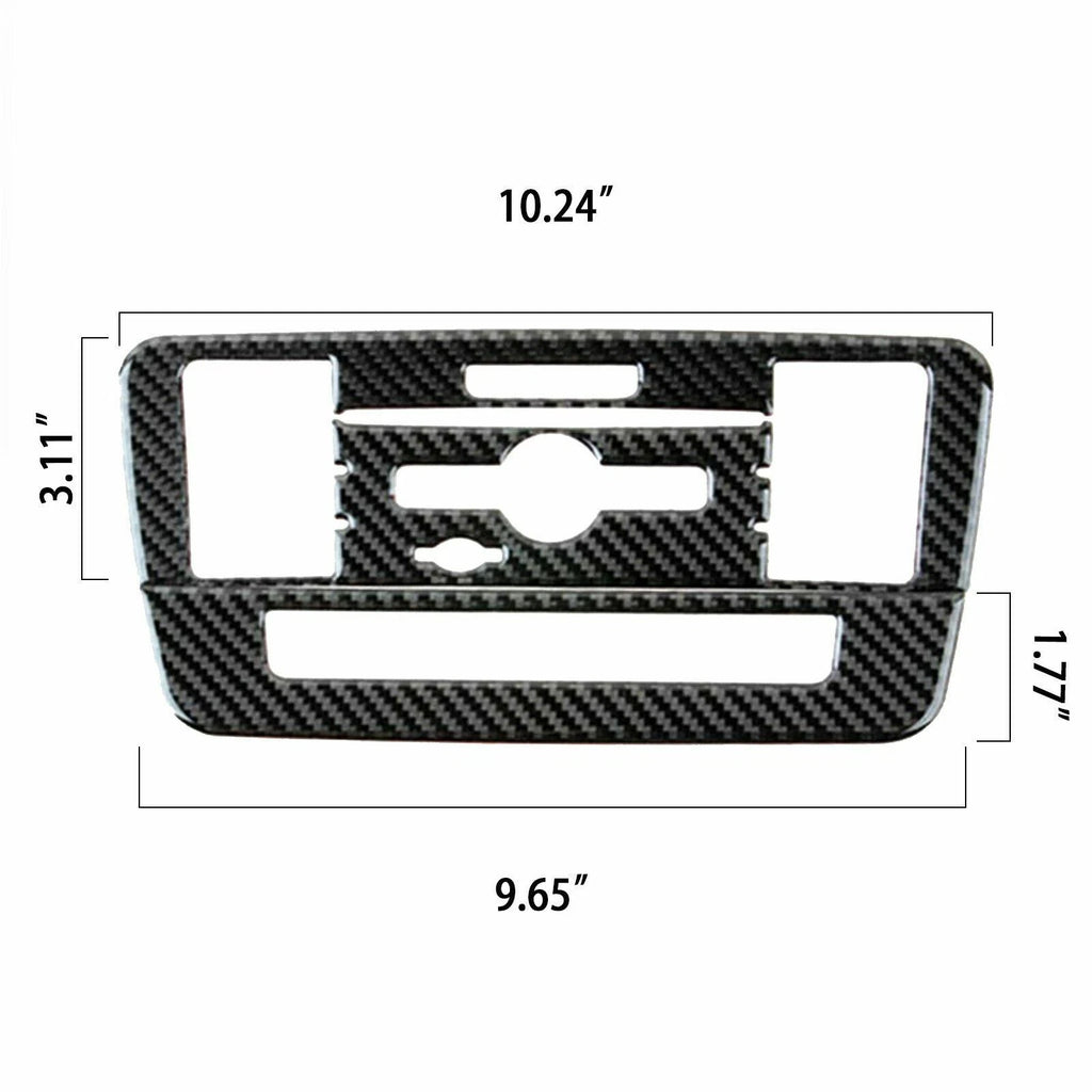 Real Carbon Fiber Console Multimedia Control Frame for Mercedes GLA CLA (2013-2021)