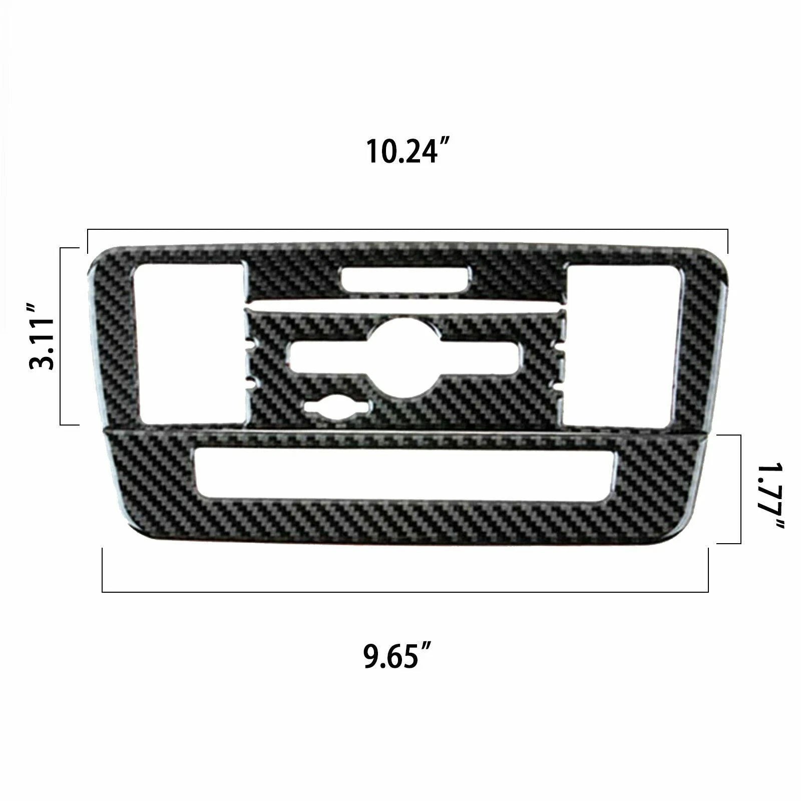 Real Carbon Fiber Console Multimedia Control Frame for Mercedes GLA CLA (2013-2021)
