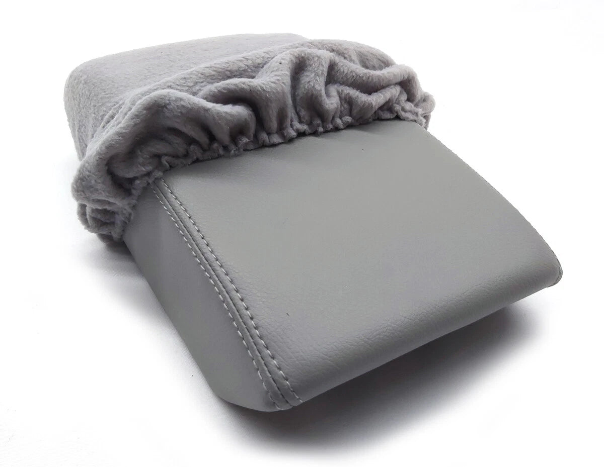 Console Lid Armrest Cover for Subaru Forester (2019–2024) Gray Fleece