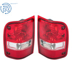 Set of 2 Red Clear Tail Lights for Ford Ranger (2001-2011) Chrome