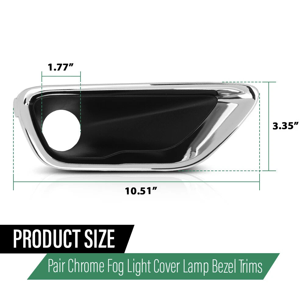 Fog Light Bezel Trim for Jeep Grand Cherokee (2016–2020)