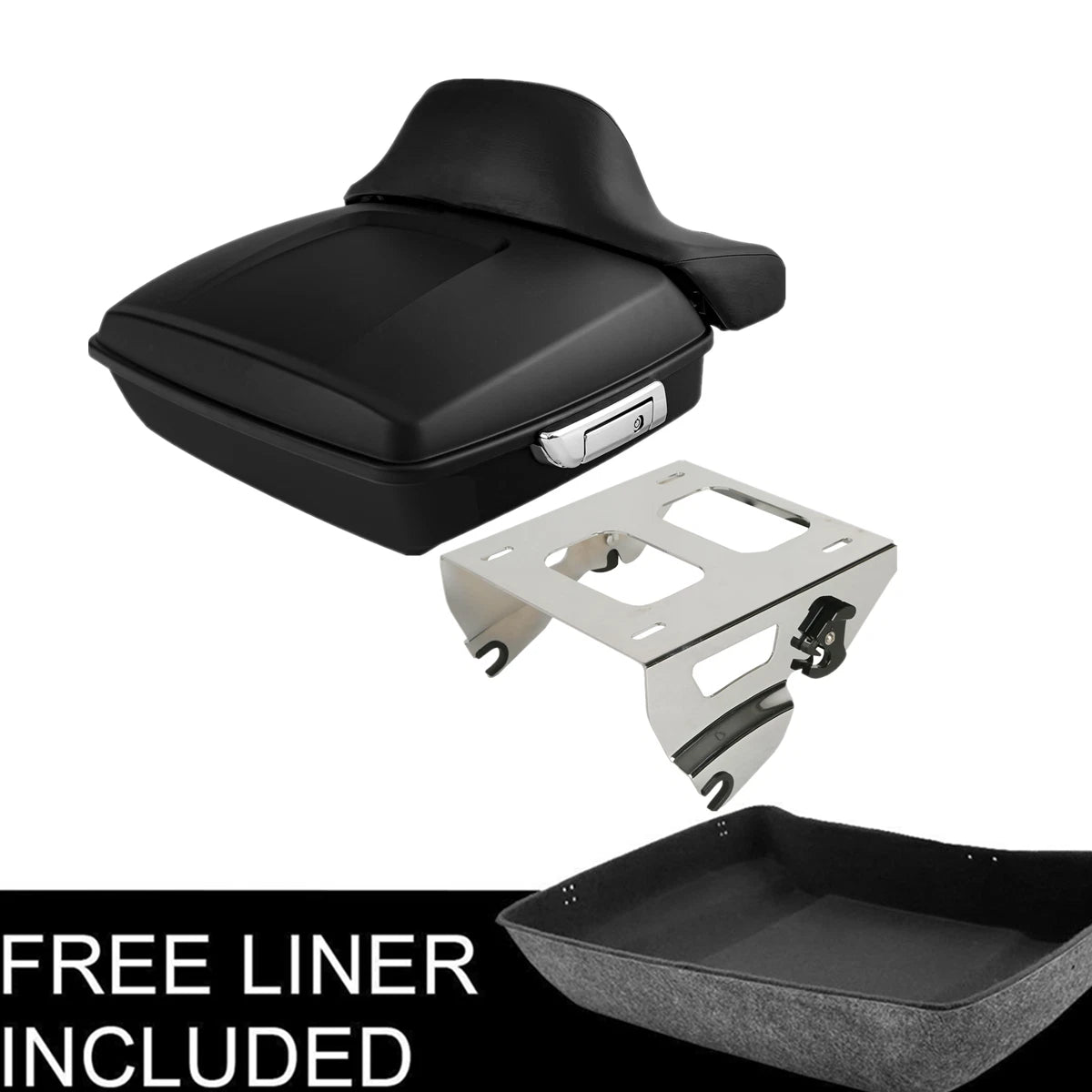 Chopped Trunk & Pad Solo Mount Rack for Harley Electra Glide (2014–Present)