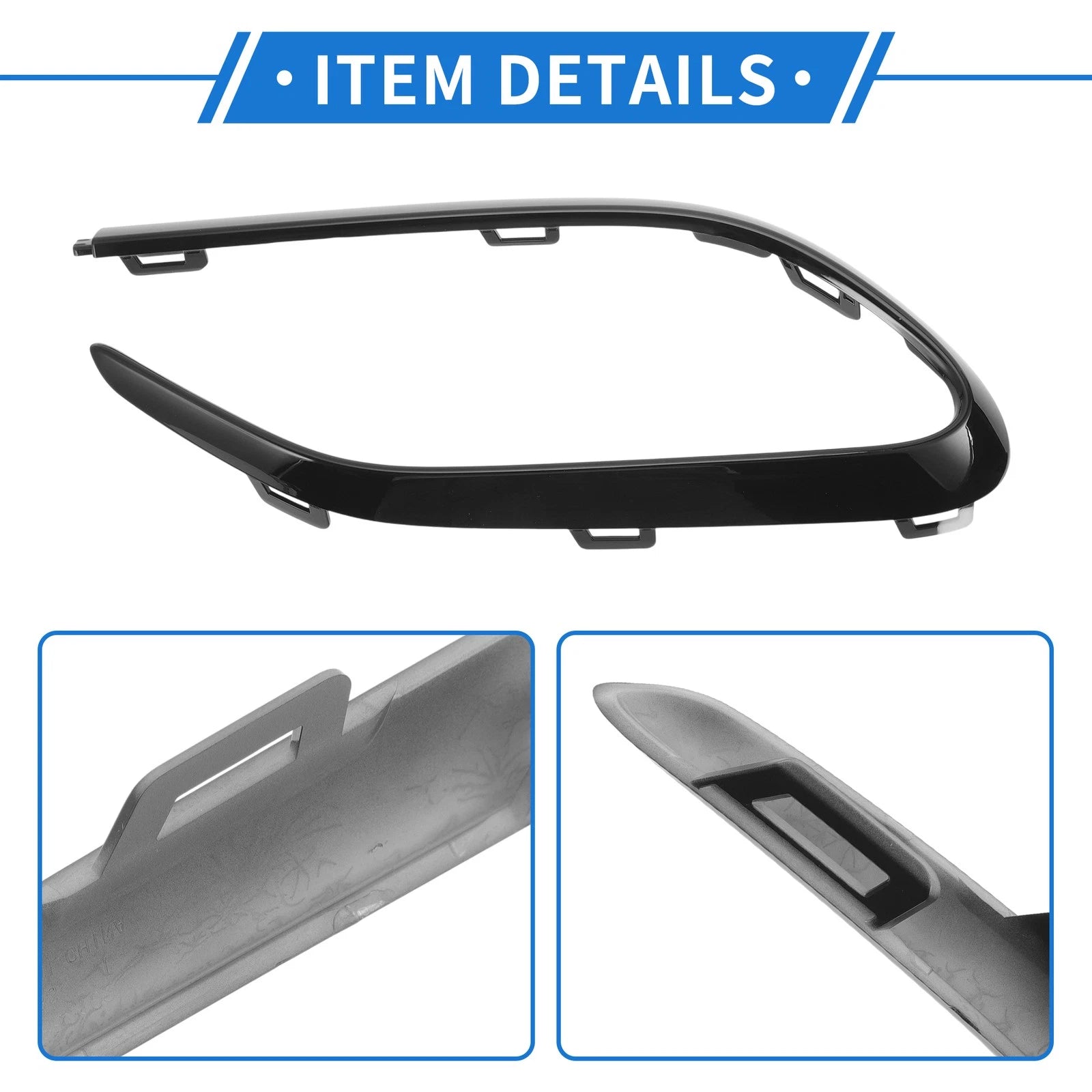 Rear Right Bumper Grille Trim Garnish for Mercedes-Benz CLA (2020–2023)