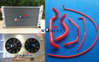 Aluminum Radiator + Fan Shroud + Hose for HOLDEN Commodore VZ LS1 LS2 SS V8 (04-06)