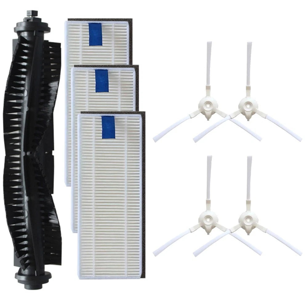 Main and Side Brush Replacement Parts for Bobsweep Bob PetHair (2015–2023)