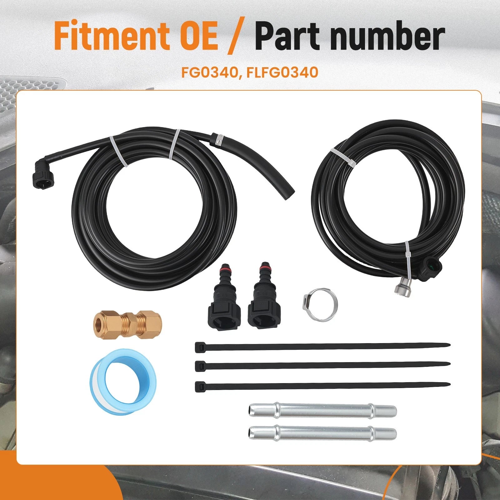 Fuel Lines Repair Kit for Chevy Silverado GMC Sierra 1500 2500 3500 (2004–2010)