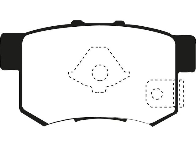 Rear Brake Pad Set for Suzuki Kizashi (2010–2011) VG683RV