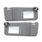 Sun Visor Pair Left & Right for Toyota Camry (2006–2011) Gray