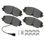 Set of 4 Front Brake Pads for Volkswagen Atlas (2018–2025) P2074 D2074 P-207