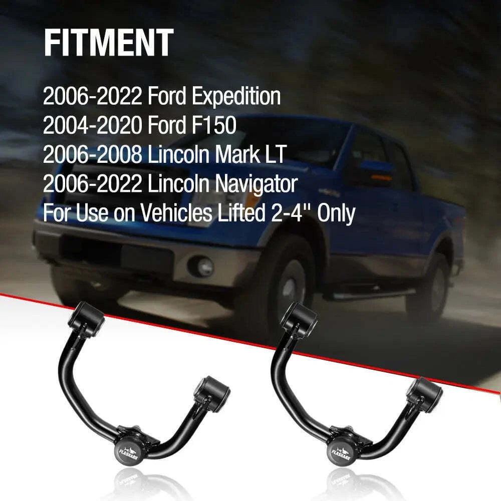 2X Front Upper Control Arm Suspension Kit for Ford F-150 (2004–2020) 4WD