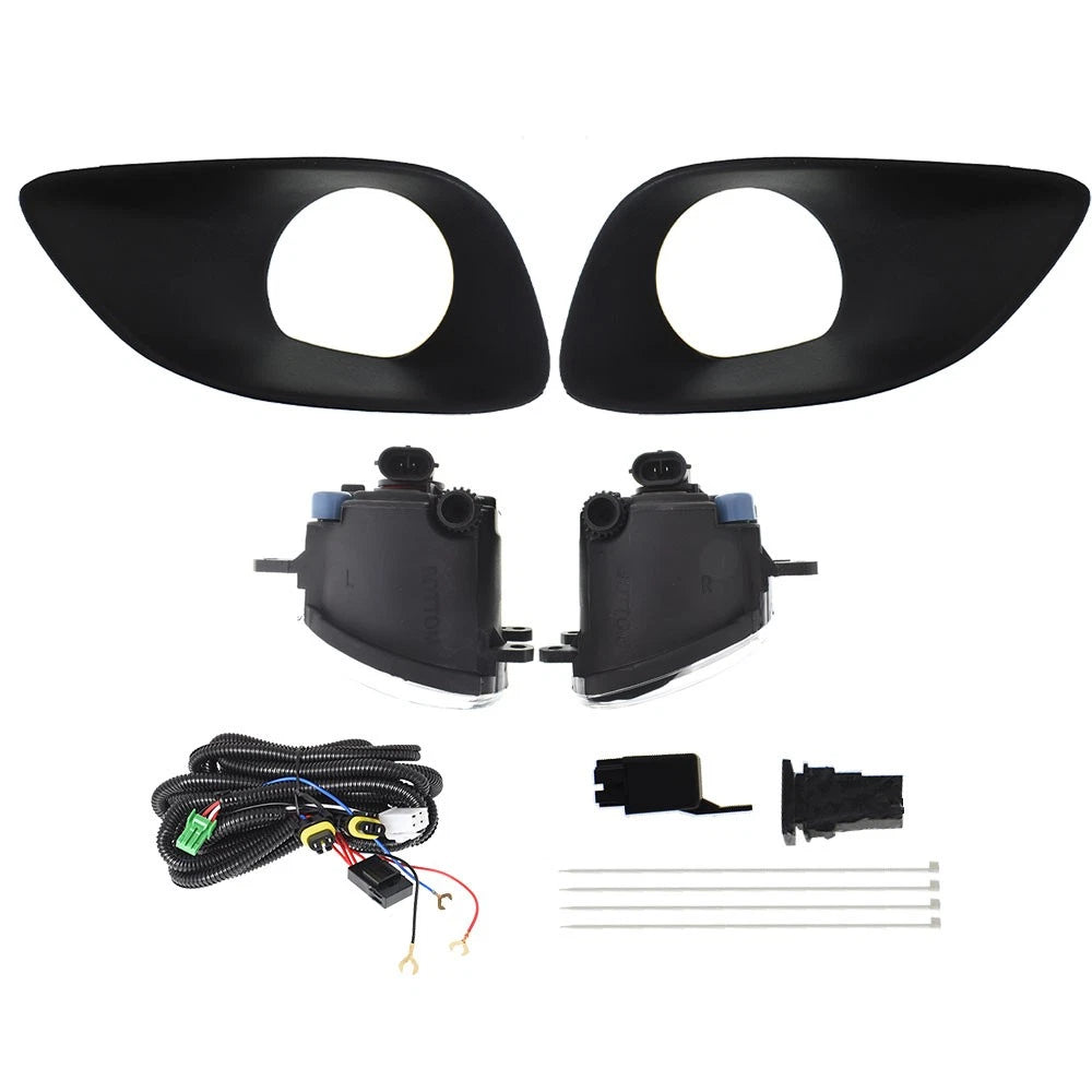 Clear Lens Halogen Fog Lights for Toyota Yaris (2006–2011) Pair