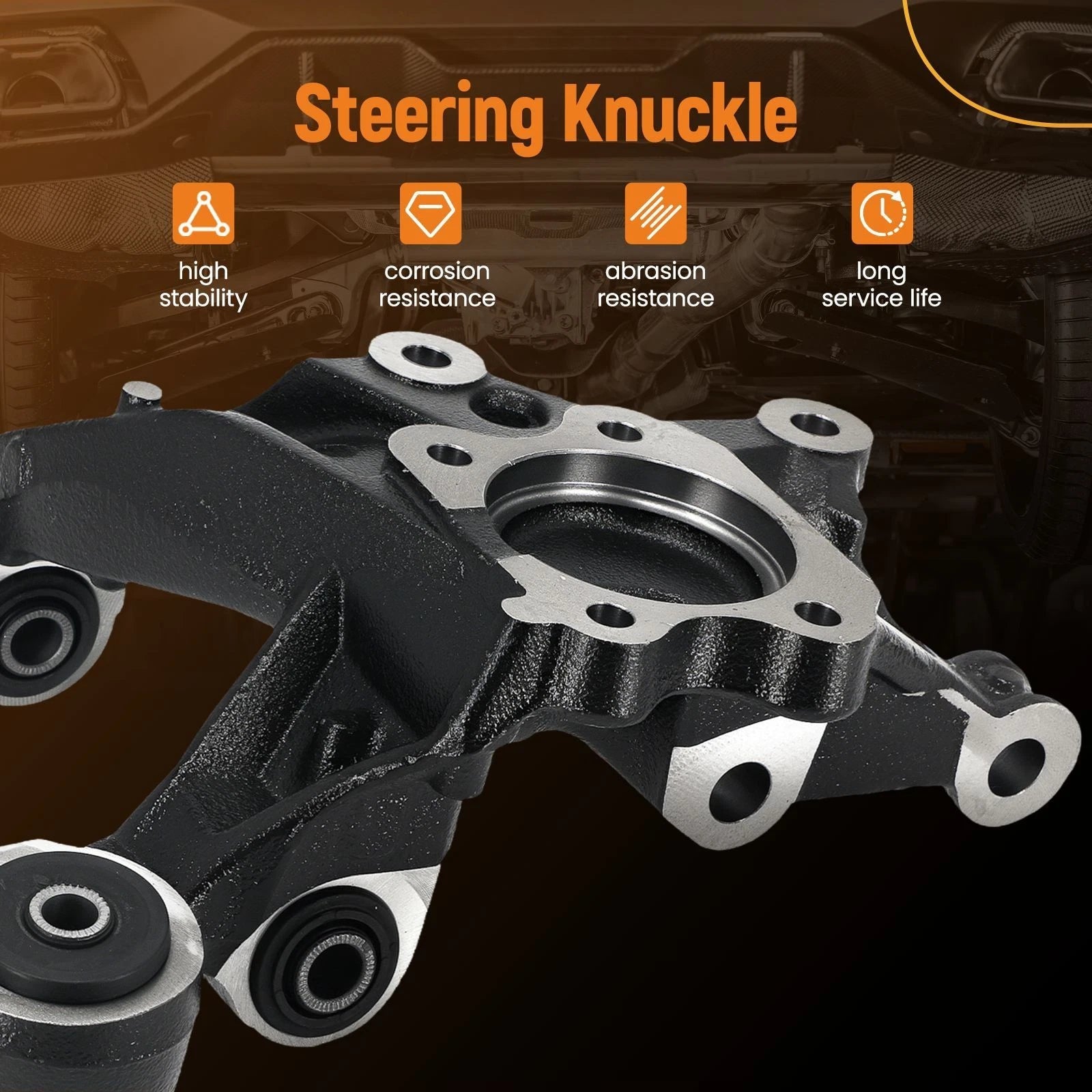 Rear Right Black Steering Knuckle for Toyota Avalon (2013–2019)