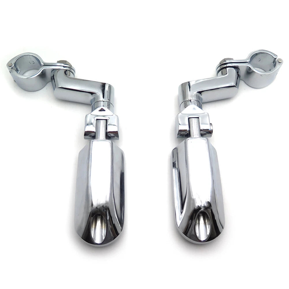 1.25" Highway Streamliner Foot Peg Clamps for Harley Sportster 883 XL120 (1988–2023)