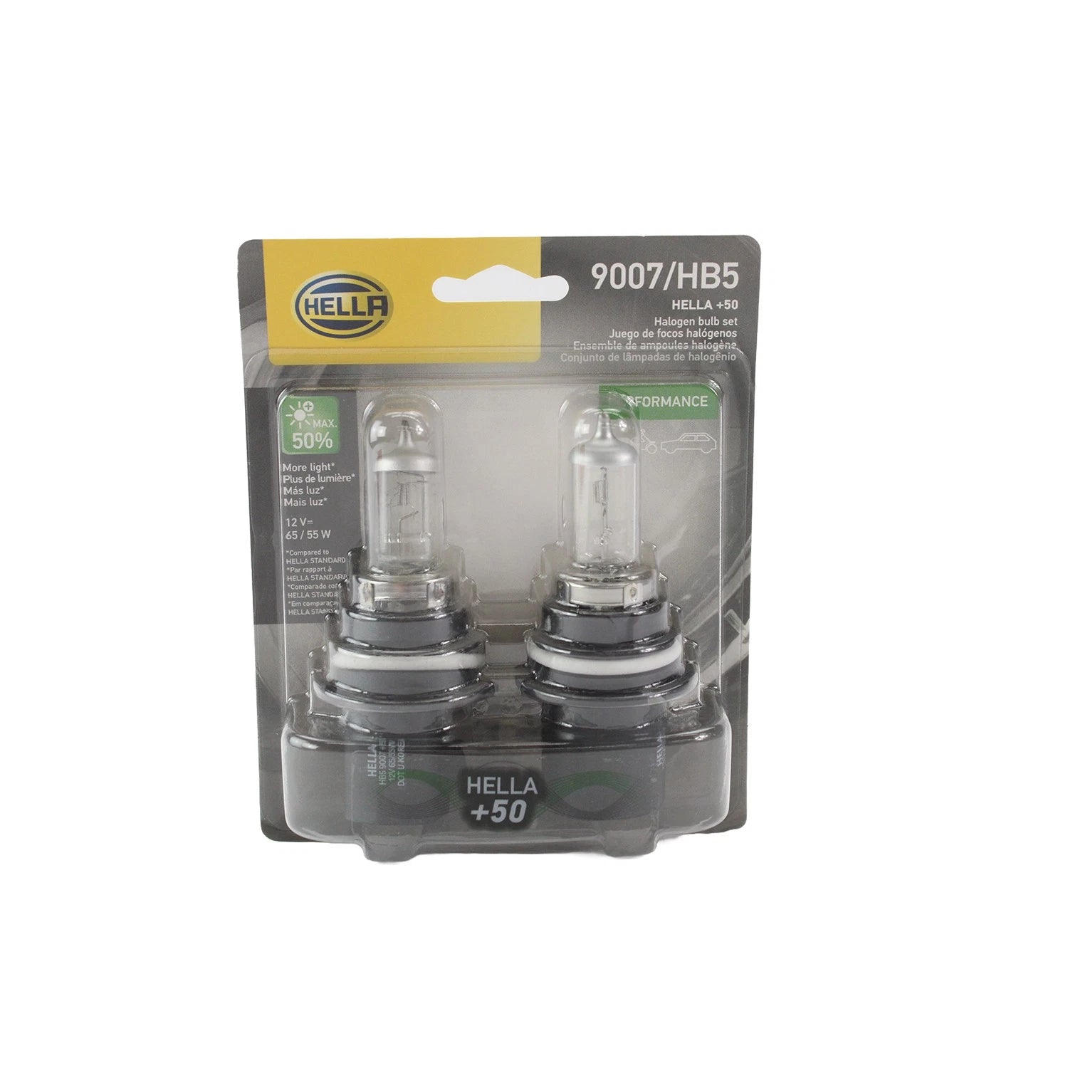 Hella Multi-Purpose Light Bulb 9007P50TB for