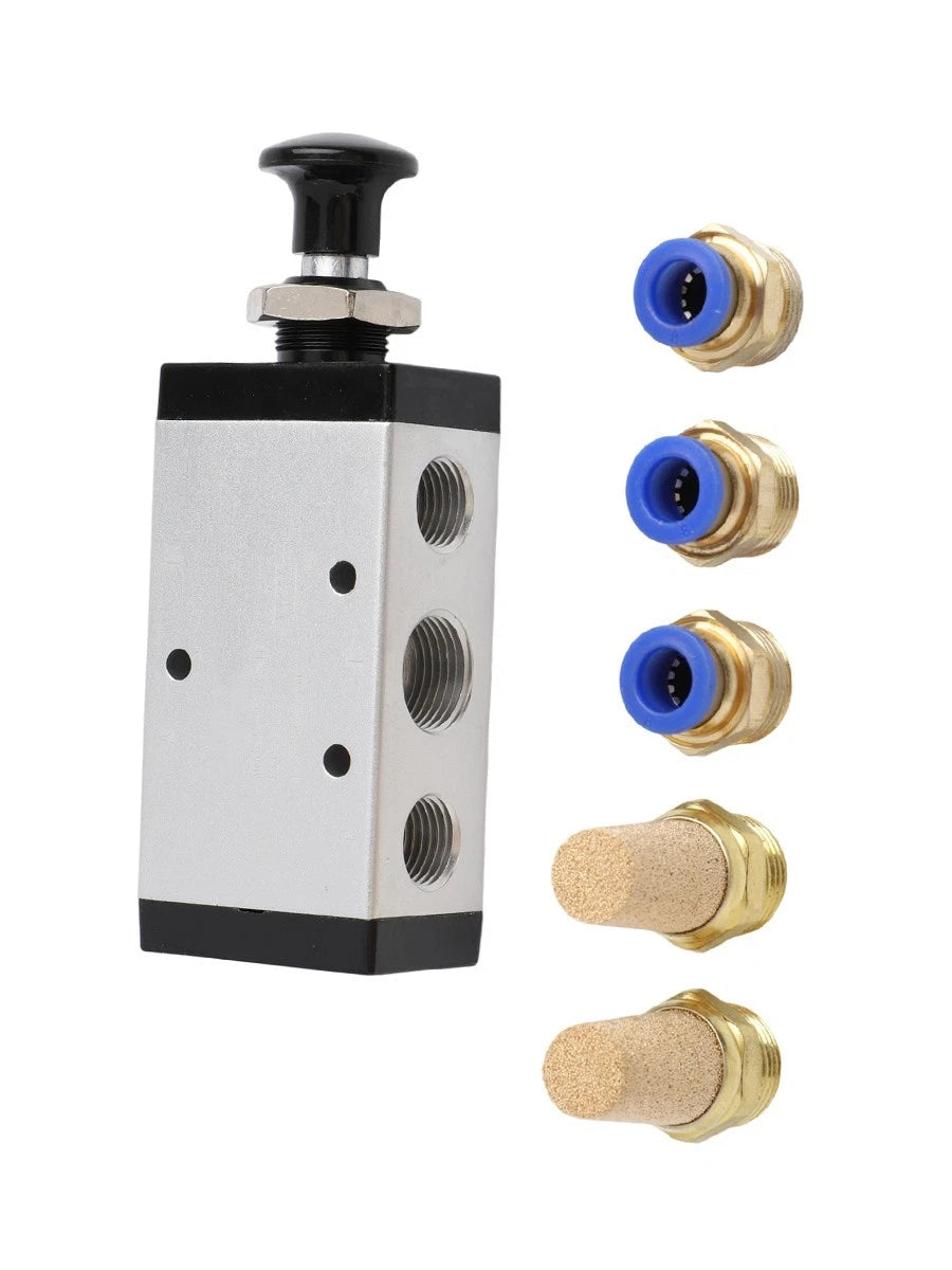 Manual Pneumatic Valve 4R310 5-Way 2-Position Solenoid Valve Pack